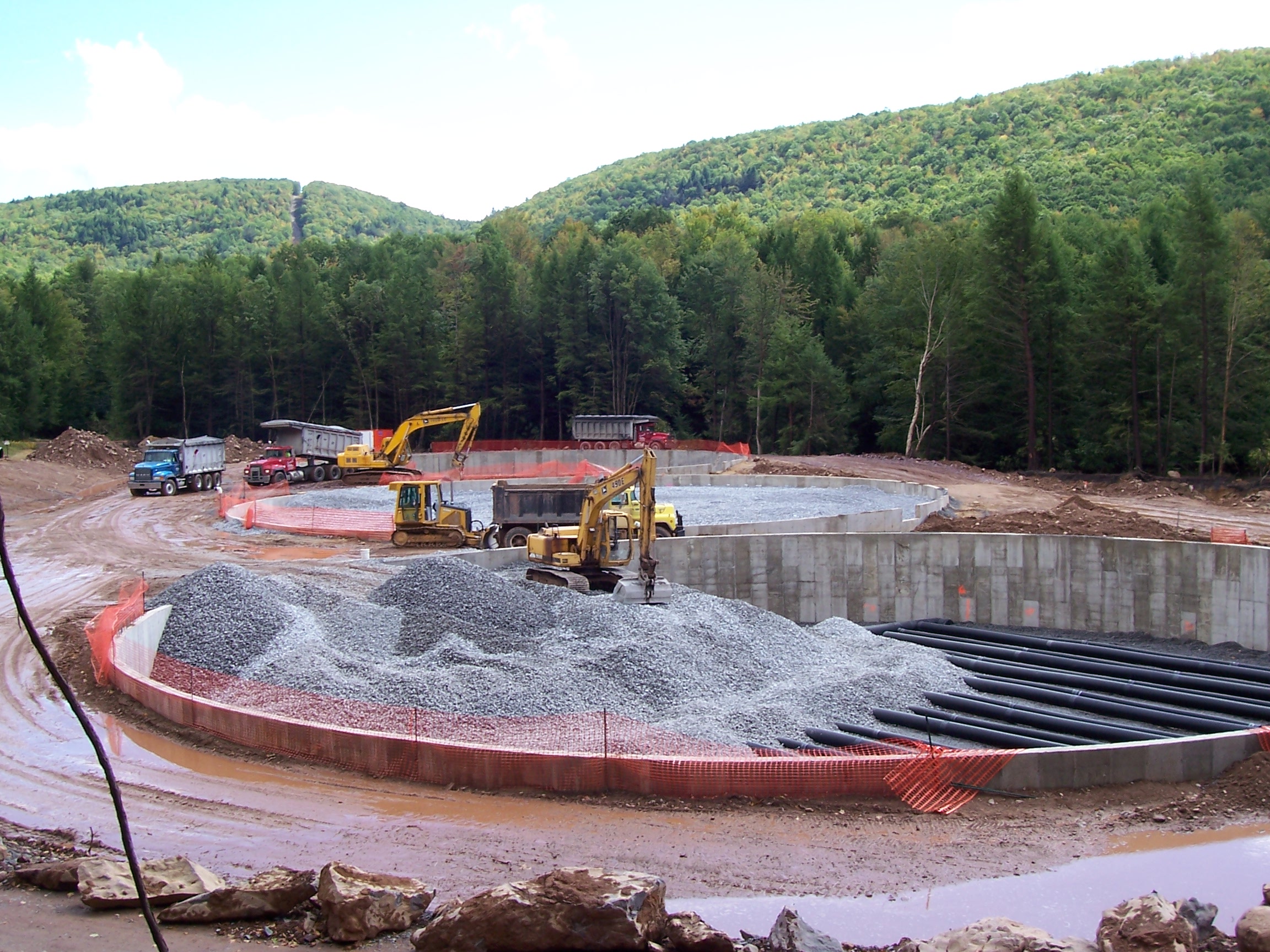 9 29 05 delivery and addition of limestone to tanks