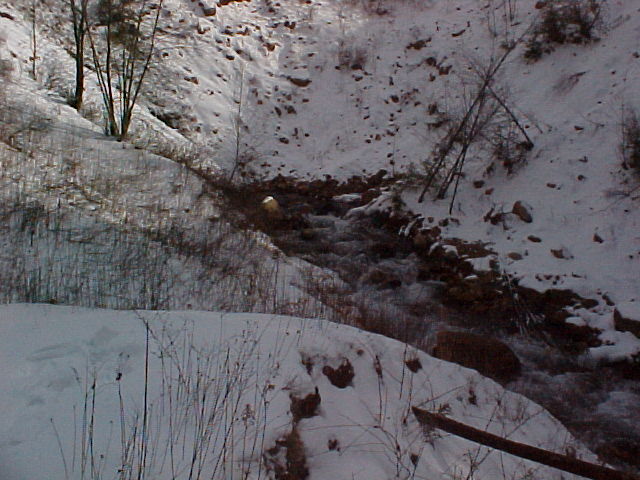 Site of audenreid mine tunnel opening pre construction conditions.