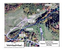 Coal pit run site map