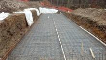 Dlb floor rebar and form